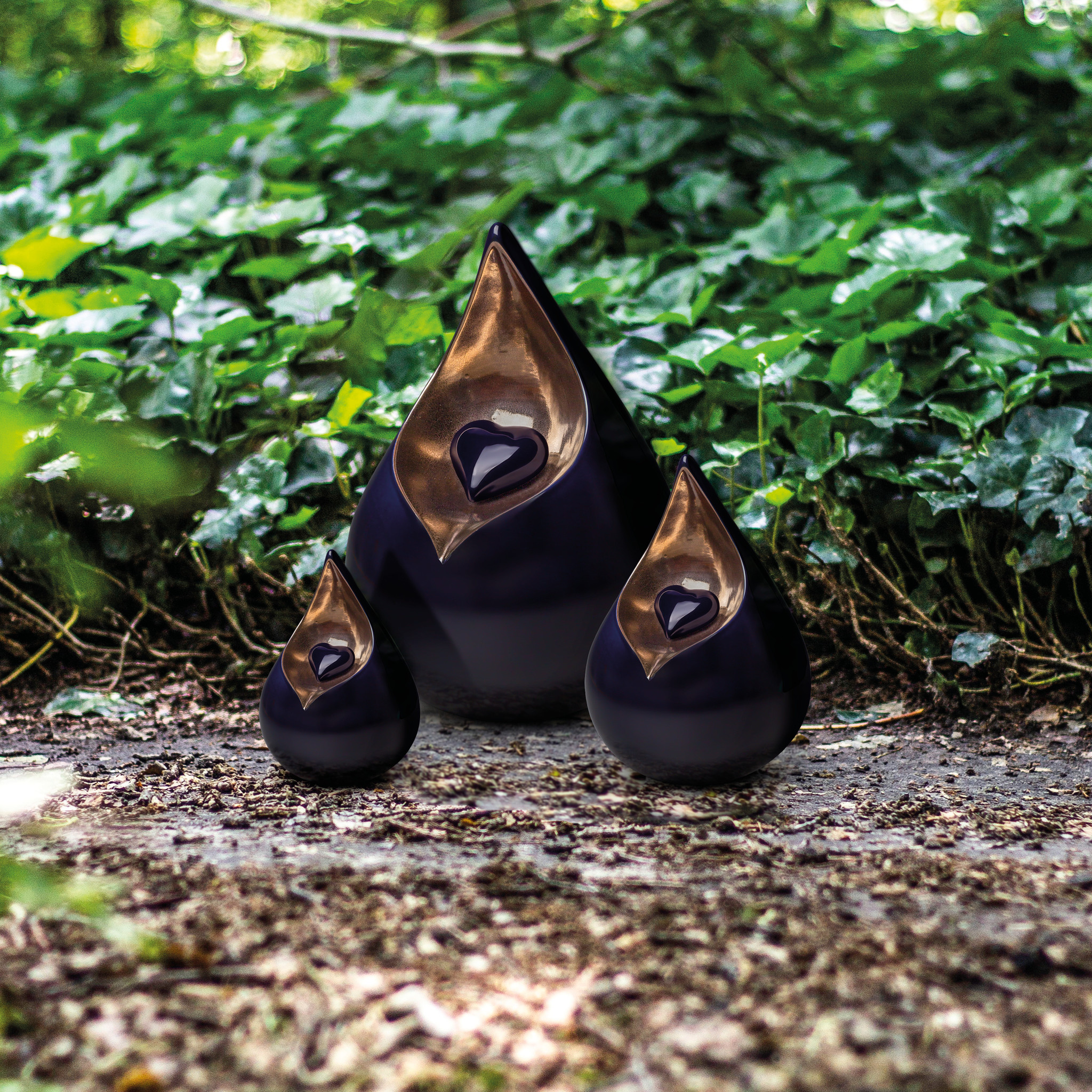 FPU 001 S Mini-Keramikurne Celest - Afbeelding 3