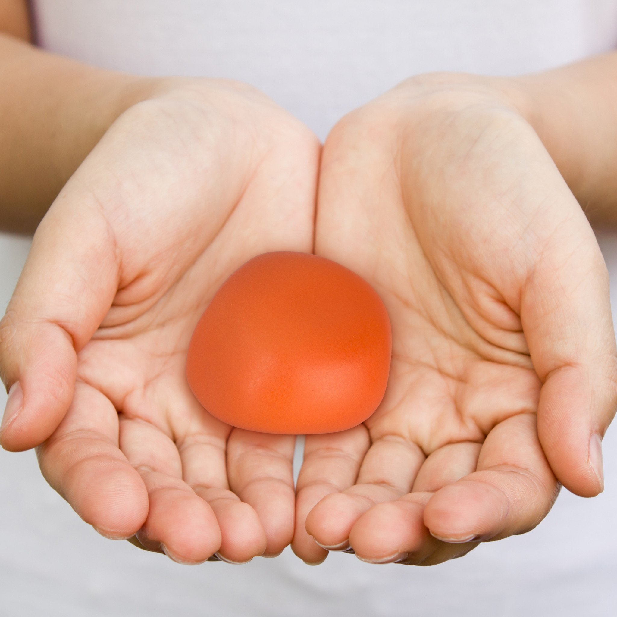 KK 003 Kuschelstein glänzend rot - Afbeelding 2